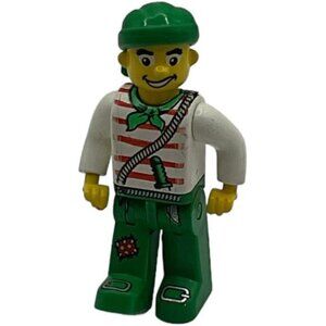 LEGO Jolly Jack Crow Minifigure 4j013 Pirates Catapult Raft